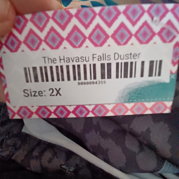 Crazy Train NWT Havasu Falls Button-Up Long Duster - Picture 7 of 11